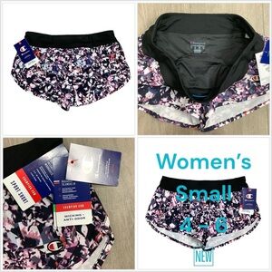 Women's Champion Small 4 - 6 Shorts Sport Pattern Activewear Athletic Yoga NWT